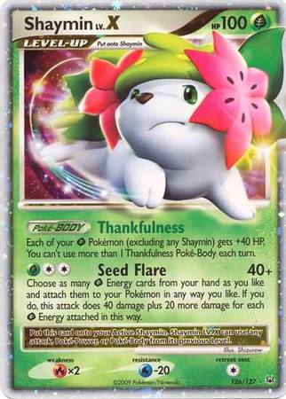 Shaymin LV.X 126-127