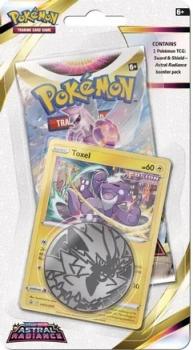 pokemon pokemon 1 pack 3 packs blister astral radiance single pack blister toxel