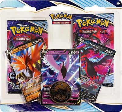 Chilling Reign 2 Pack Blister - Galarian Zapdos V, Articuno V, Moltres V