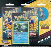 pokemon pokemon 1 pack 3 packs blister crown zenith pin collection inteleon