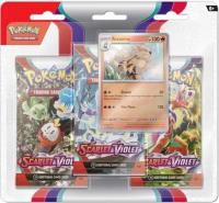 pokemon pokemon 1 pack 3 packs blister scarlet violet 3 pack blister arcanine