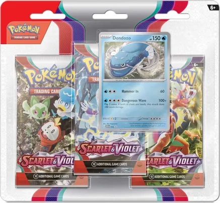 Scarlet & Violet 3 Pack Blister - Dondozo