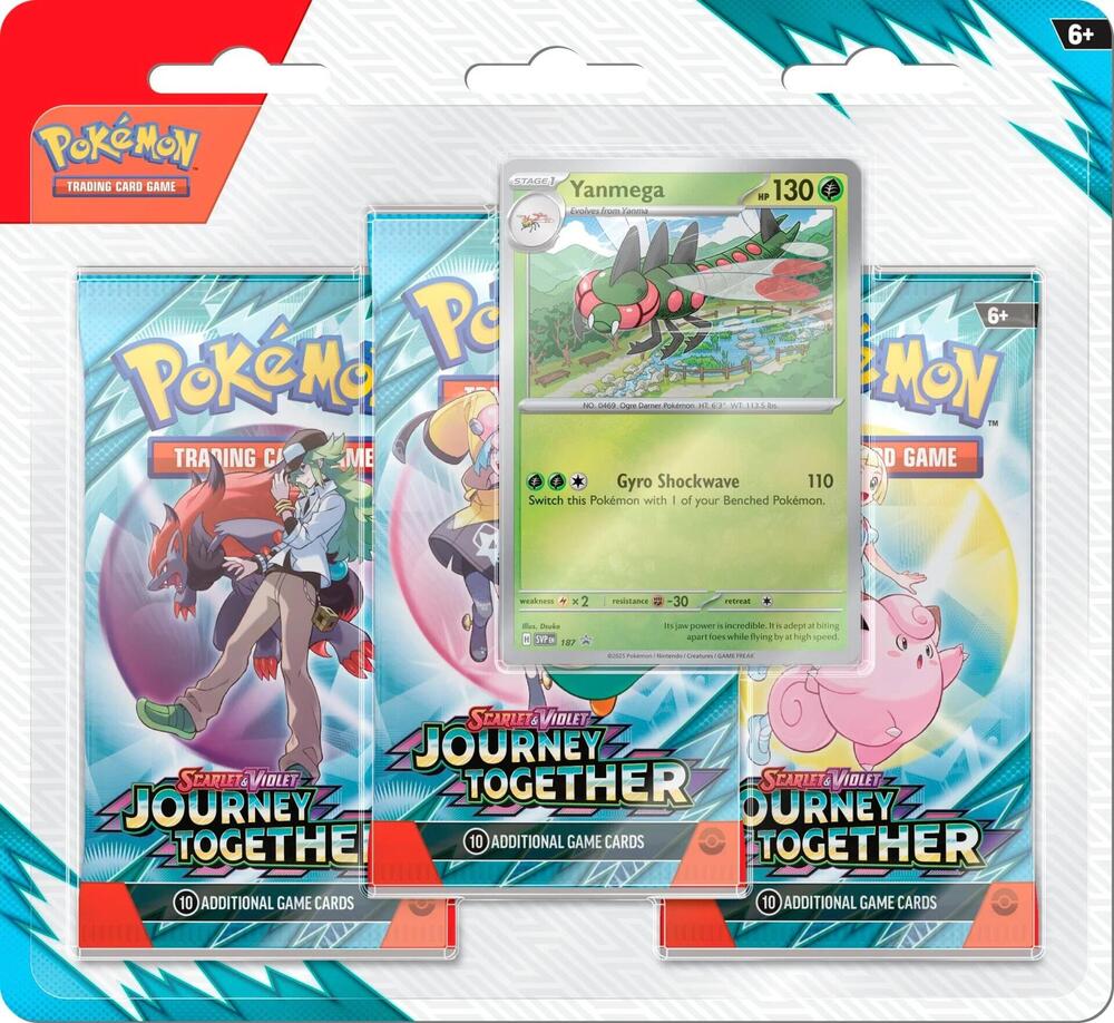 Scarlet & Violet  - Journey Together 3 Pack Blister - Yanmega