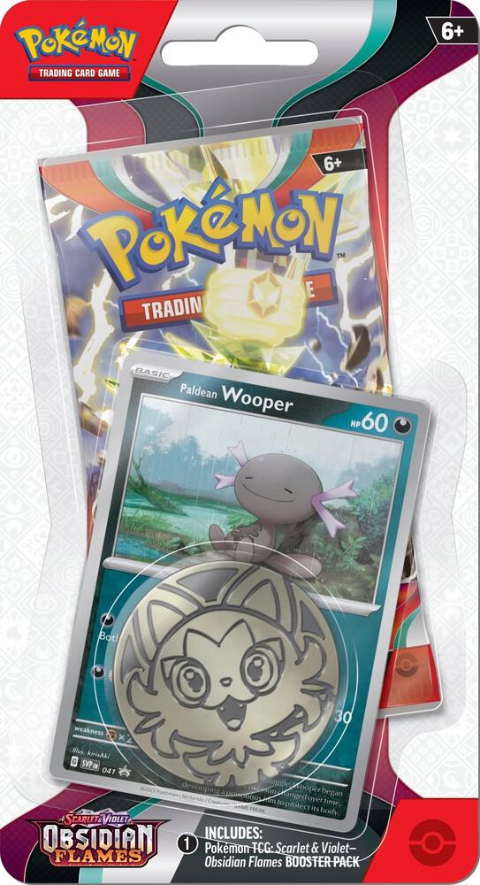 Scarlet & Violet - Obsidian Flames Blister Pack - Paldean Wooper