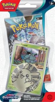 pokemon pokemon 1 pack 3 packs blister scarlet violet paradox rift 3 pack blister with pineco promo