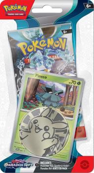 pokemon pokemon 1 pack 3 packs blister scarlet violet paradox rift single blister pack pineco