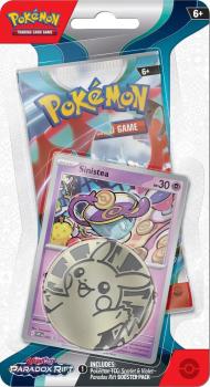 pokemon pokemon 1 pack 3 packs blister scarlet violet paradox rift single blister pack sinistea