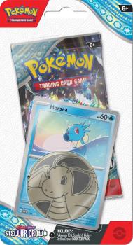pokemon pokemon 1 pack 3 packs blister scarlet violet stellar crown blister pack horsea