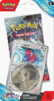 pokemon pokemon 1 pack 3 packs blister scarlet violet stellar crown blister pack porygon2
