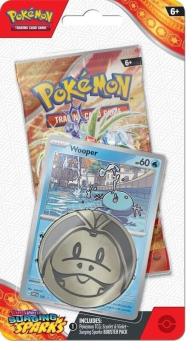 pokemon pokemon 1 pack 3 packs blister scarlet violet surging sparks 1 pack blister wooper