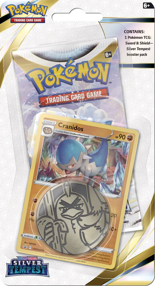 Sword and Shield - Silver Tempest - 1 Pack Cranidos Blister