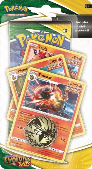 Sword & Shield - 1 Pack Blister - Evolving Skies - Emboar