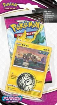 pokemon pokemon 1 pack 3 packs blister sword shield 1 pack blister fusion strike blitzle