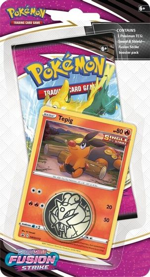 Sword & Shield - 1 Pack Blister - Fusion Strike - Tepig 