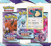 pokemon pokemon 1 pack 3 packs blister sword shield 3 pack blister chilling reign snorlax