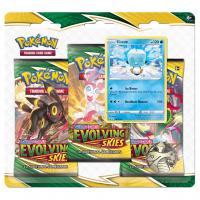 pokemon pokemon 1 pack 3 packs blister sword shield 3 pack blister evolving skies eiscue