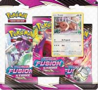 pokemon pokemon 1 pack 3 packs blister sword shield 3 pack blister fusion strike eevee