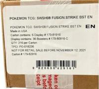 pokemon junk sword shield fusion strike booster box case 6 booster boxes sealed