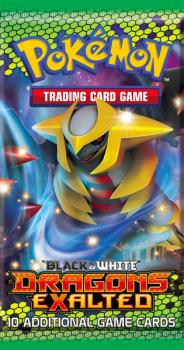 pokemon pokemon booster packs black white dragons exalted booster pack giratina art