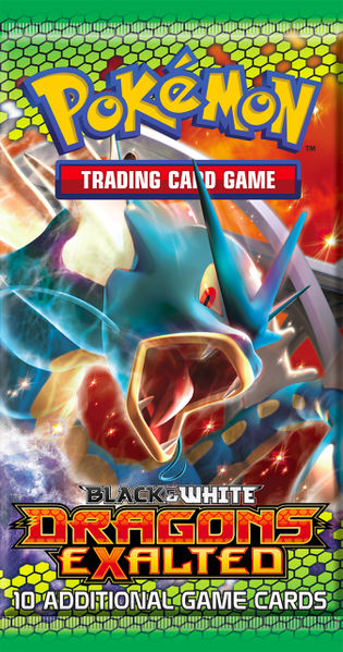 Black & White - Dragons Exalted Booster Pack - Gyarados Art