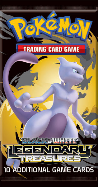 Black & White - Legendary Treasures Booster Pack - Mewtwo Art