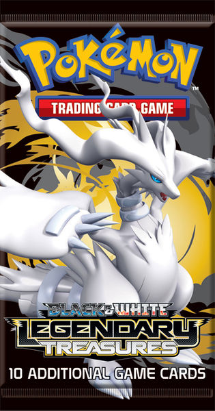 Black & White - Legendary Treasures Booster Pack - Reshiram Art