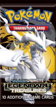 pokemon pokemon booster packs black white legendary treasures booster pack reshiram art