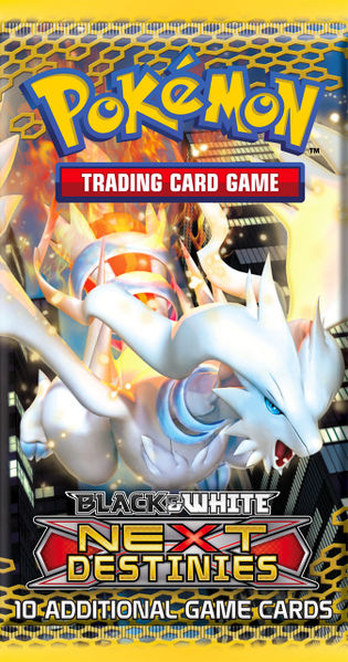 Black & White - Next Destinies Booster Pack - Reshiram Art