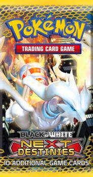 pokemon pokemon booster packs black white next destinies booster pack reshiram art