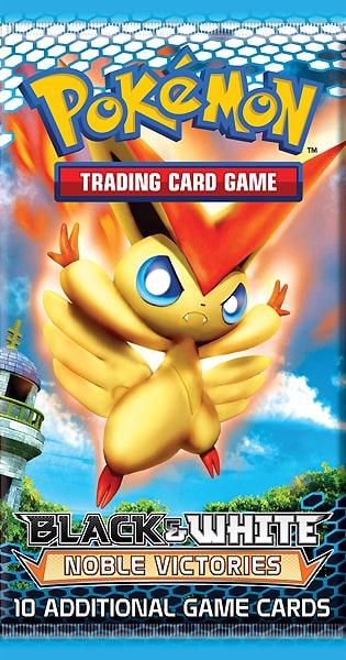 Black & White - Noble Victories Booster Pack - Victini Art