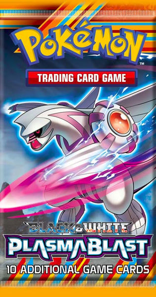 Black & White - Plasma Blast Booster Pack - Palkia Art