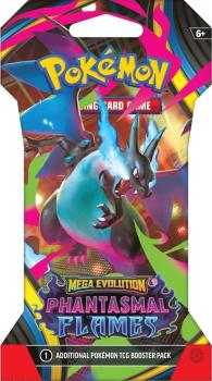 pokemon pokemon booster packs mega evolutions phantasmal flames sleeved booster pack