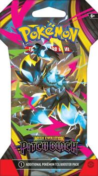 pokemon pokemon booster packs pitch black sleeved booster pack random artwork