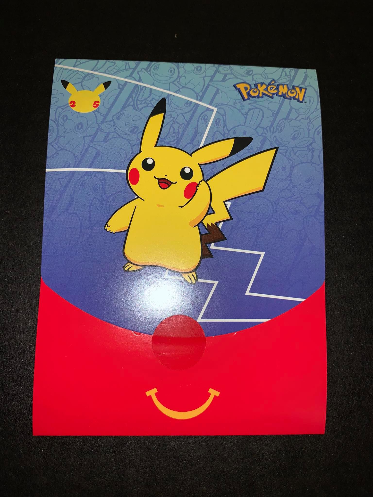 Pokemon McDonalds 25th Anniversary Promo Sealed Booster Pack - Version 2