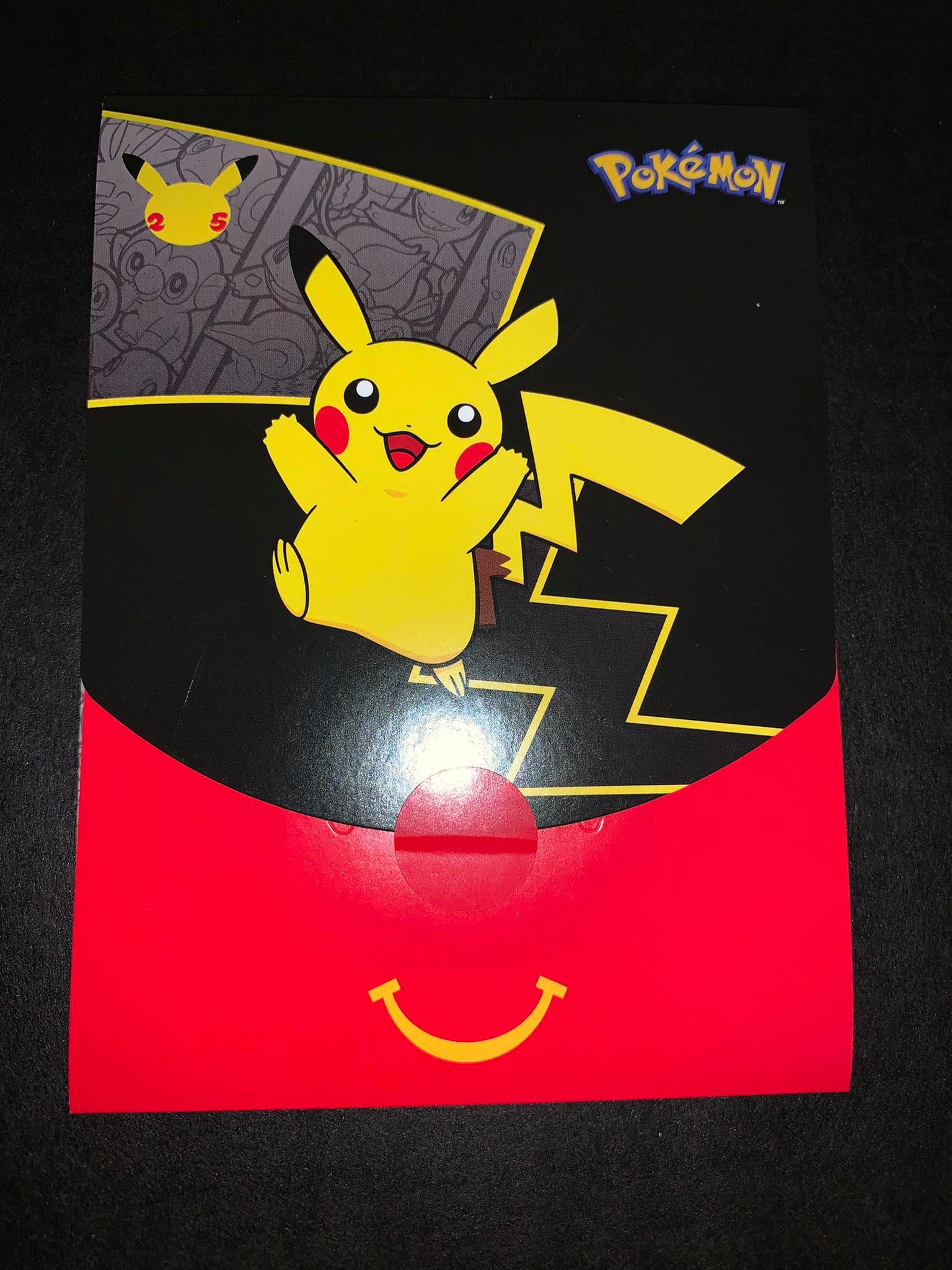 Pokemon McDonalds 25th Anniversary Promo Sealed Booster Pack - Version 3