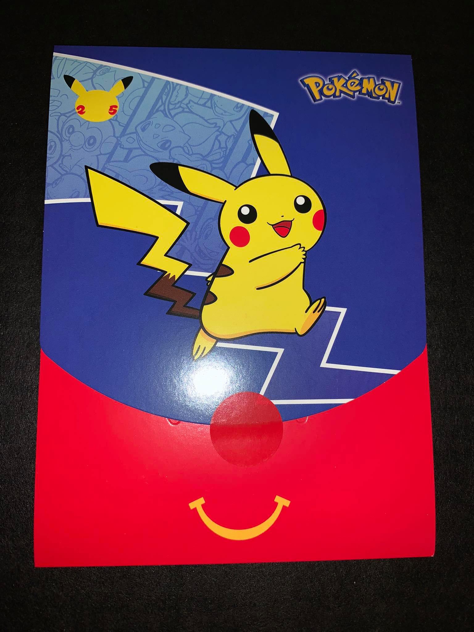 Pokemon McDonalds 25th Anniversary Promo Sealed Booster Pack - Version 5