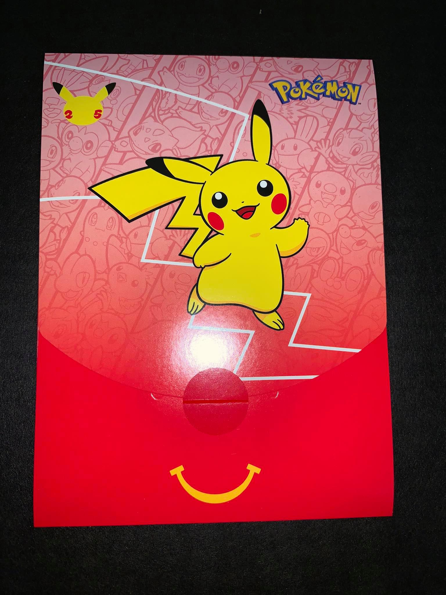 Pokemon McDonalds 25th Anniversary Promo Sealed Booster Pack - Version 7