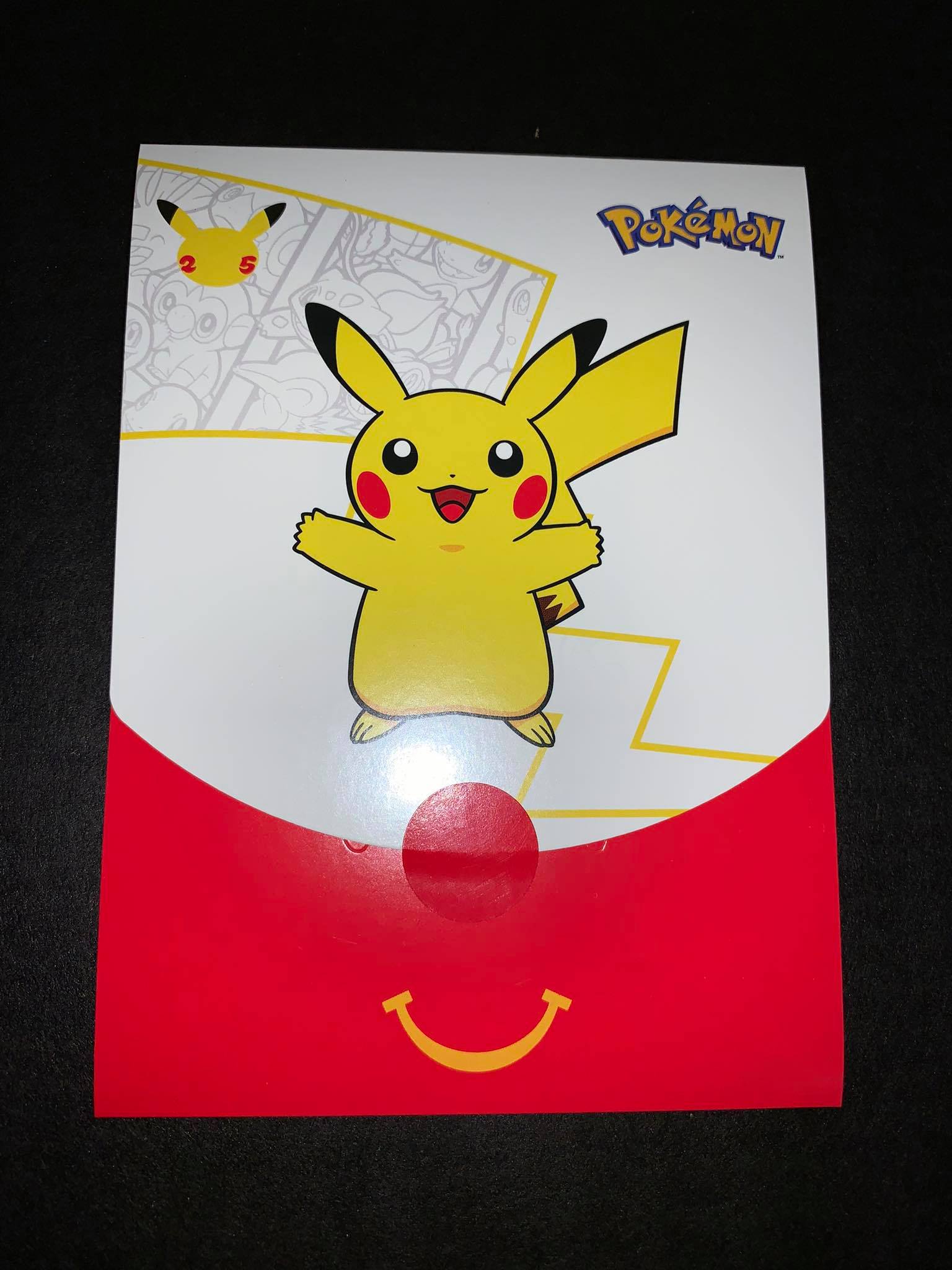 Pokemon McDonalds 25th Anniversary Promo Sealed Booster Pack - Version 9