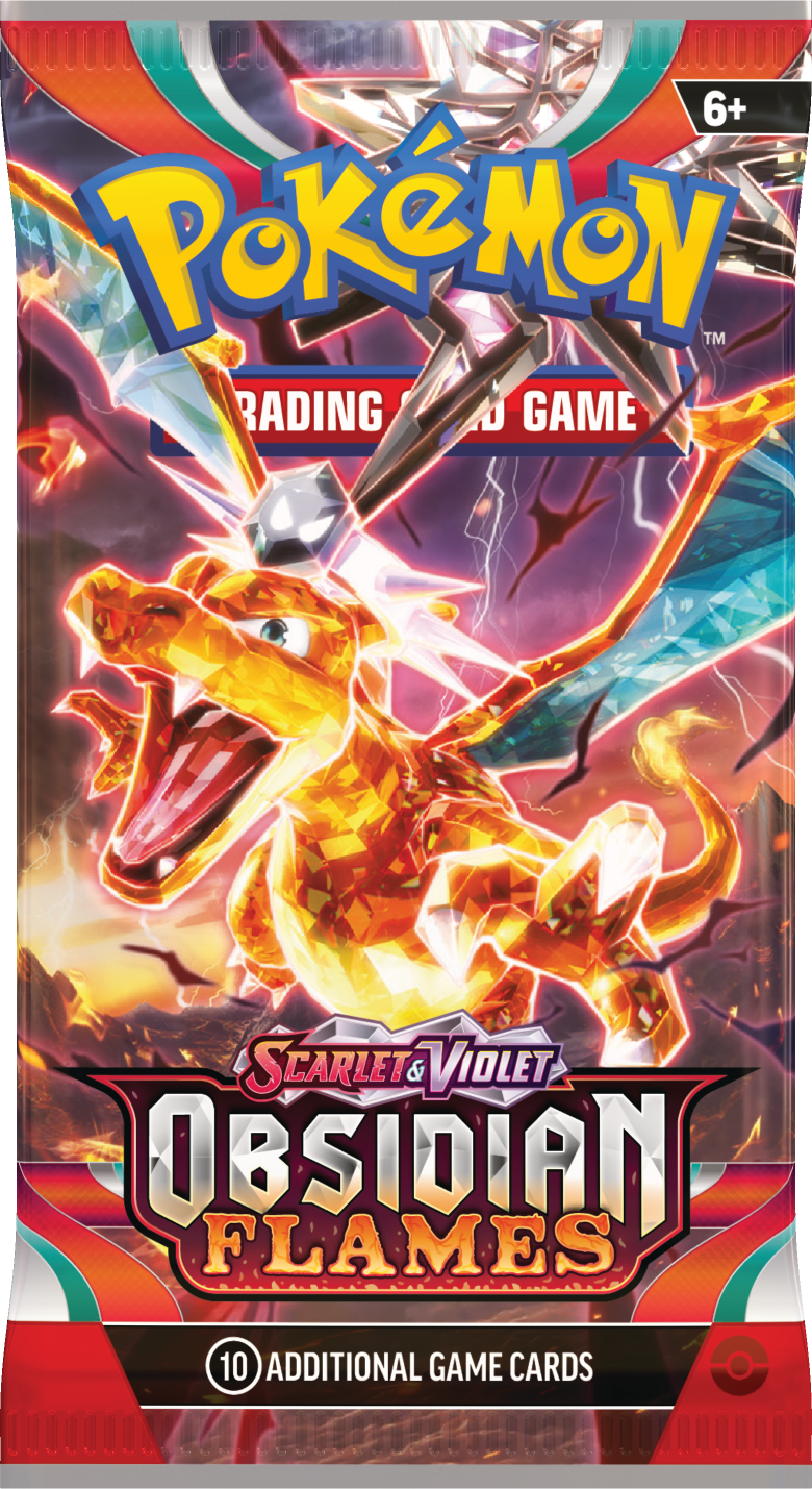 Scarlet & Violet Obsidian Flames Booster Pack - Charizard Artwork