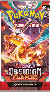 pokemon pokemon booster packs scarlet violet obsidian flames booster pack charizard artwork