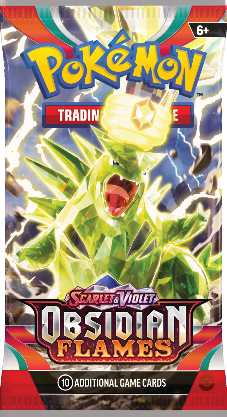 Scarlet & Violet Obsidian Flames Booster Pack - Tyranitar Artwork