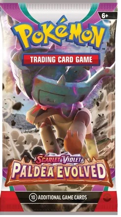 Scarlet & Violet - Paldea Evolved Booster Pack (Random Artwork)