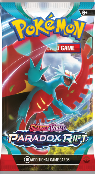 Scarlet & Violet Paradox Rift Booster Pack - Roaring Moon Artwork