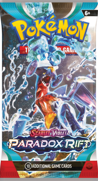 Scarlet & Violet Paradox Rift Booster Pack - Terastallized Garchomp Artwork