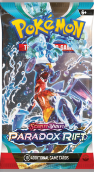 pokemon pokemon booster packs scarlet violet paradox rift booster pack terastallized garchomp artwork