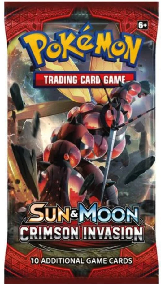 Sun & Moon - Crimson Invasion Booster Pack - Buzzwole Art