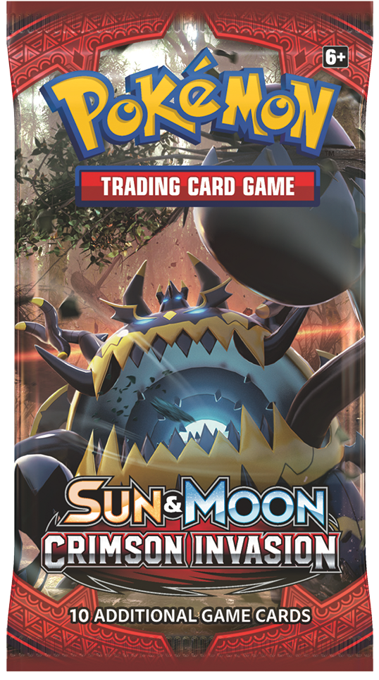 Sun & Moon - Crimson Invasion Booster Pack - Guzzlord Art