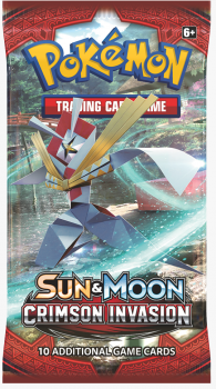 pokemon pokemon booster packs sun moon crimson invasion booster pack kartana art