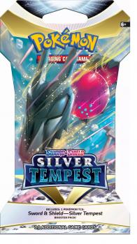pokemon pokemon booster packs sword and shield silver tempest booster pack regidrago artwork