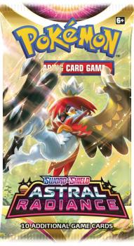 pokemon pokemon booster packs sword shield astral radiance booster pack hisuian decidueye artwork